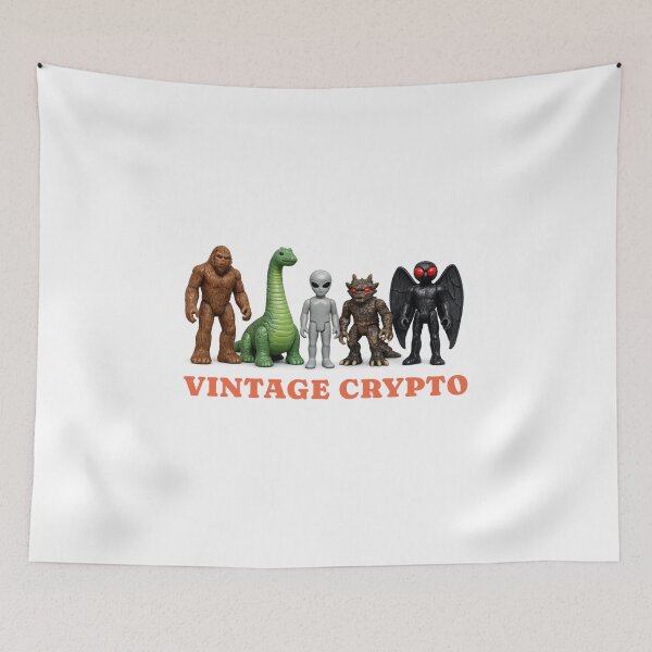 Item preview, Vintage Crypto -- Bigfoot, Nessie, chupacabra action figures designed and sold by The Sporty Nerd.
