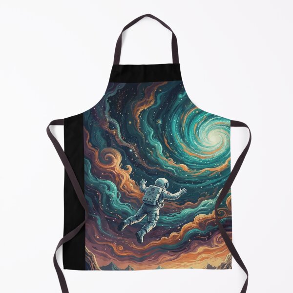 Item preview, Astronaut floating in a cosmic vortex designed and sold by didiersoyer.