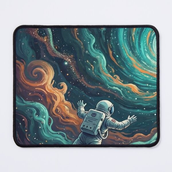 Item preview, Astronaut floating in a cosmic vortex designed and sold by didiersoyer.