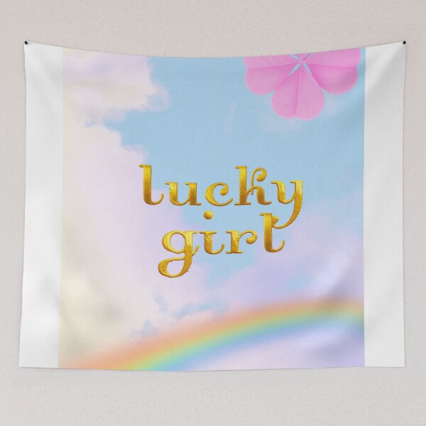 Item preview, Lucky Girl Positive Affirmation designed and sold by artshlyn.