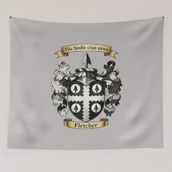 Item preview, The Fletcher Family Coat of Arms designed and sold by BagTown Clans.