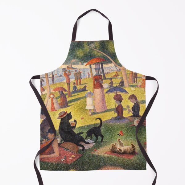 Item preview, A Purrfect Afternoon on La Grande Jatte designed and sold by Ocelot-T.