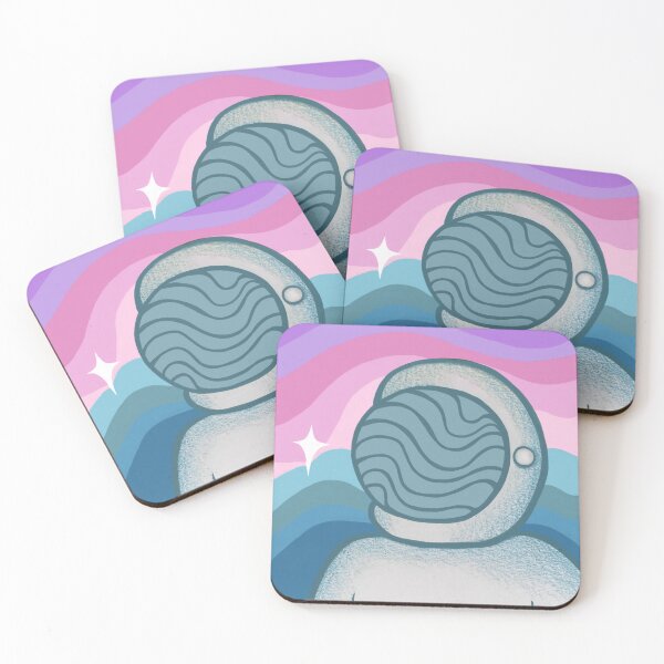 Item preview, Astronaut Abstract Waves Purple designed and sold by PocketPixies.