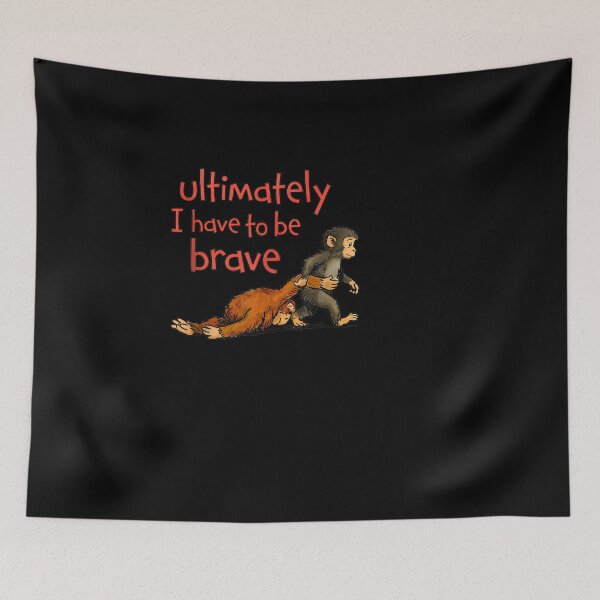 Item preview, Ultimately Brave Monkeys Illustration designed and sold by HUTEND.