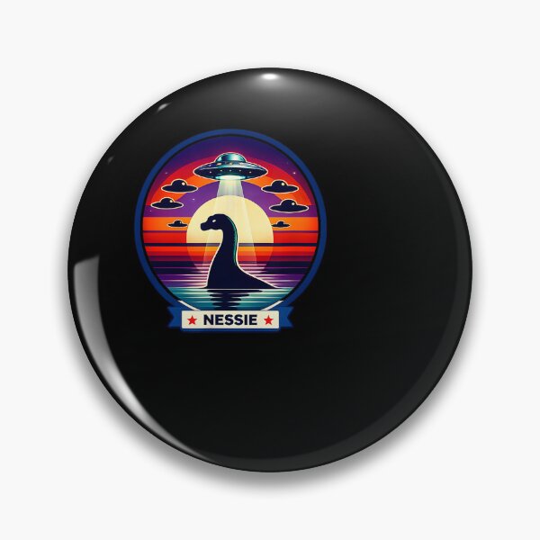 Item preview, Nessie UFO Encounter Retro Design designed and sold by HUTEND.