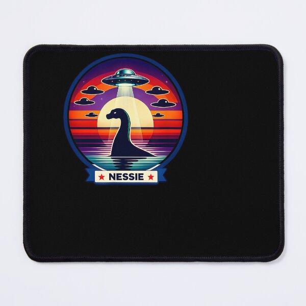 Item preview, Nessie UFO Encounter Retro Design designed and sold by HUTEND.