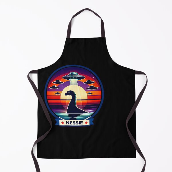 Item preview, Nessie UFO Encounter Retro Design designed and sold by HUTEND.