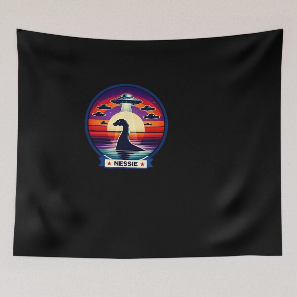 Item preview, Nessie UFO Encounter Retro Design designed and sold by HUTEND.