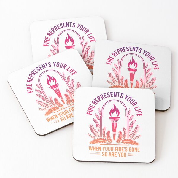 Item preview, Fire Represents Your Life Quote designed and sold by graphic-genie.