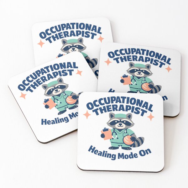 Item preview, Occupational Therapist Healing Mode On – Cute Raccoon OT Design designed and sold by ClinicalHubs.