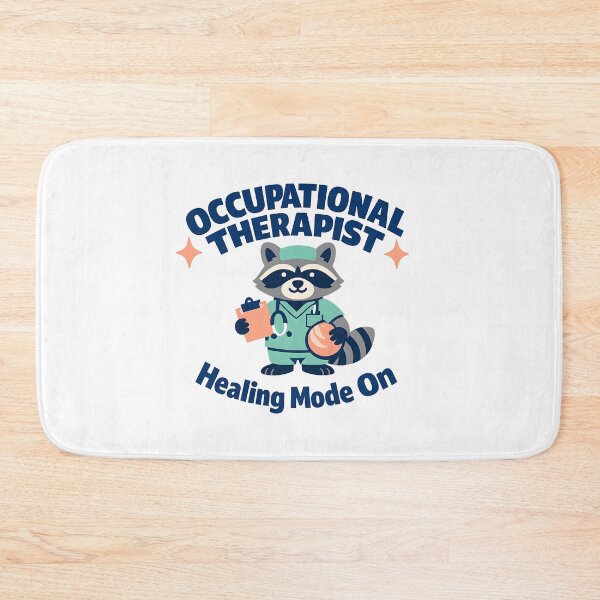 Item preview, Occupational Therapist Healing Mode On – Cute Raccoon OT Design designed and sold by ClinicalHubs.