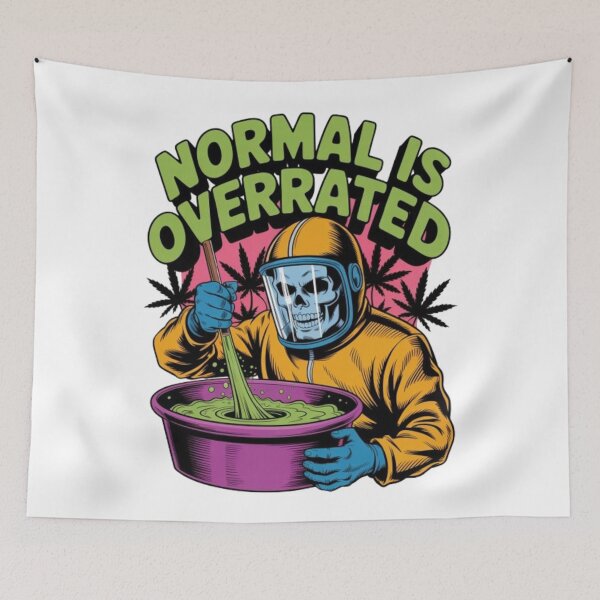 Item preview, Normal Is Overrated – Toxic Rebel Graphic Tee designed and sold by NewUSShop.