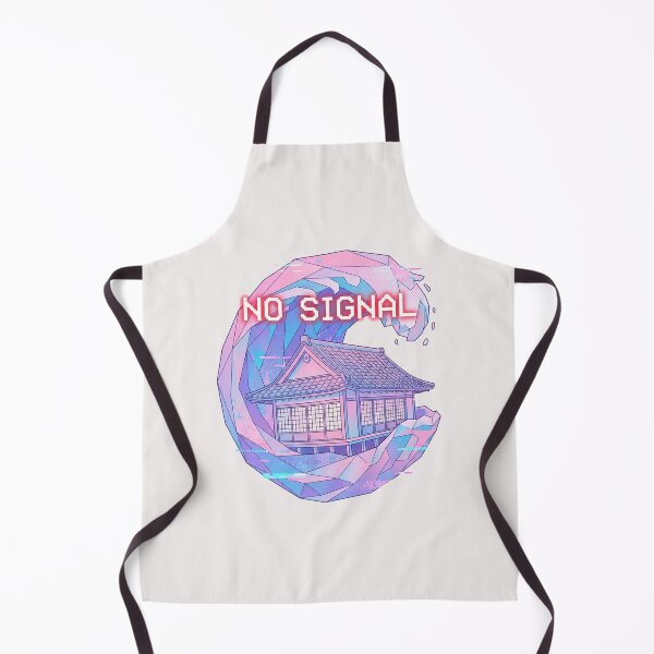 Item preview, Surreal Vaporwave Tsunami & Japanese House "No Signal" Aesthetic Graphic designed and sold by benjyjump.