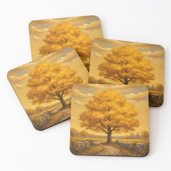 Item preview, Autumn Tree and Cobblestone Path designed and sold by didiersoyer.