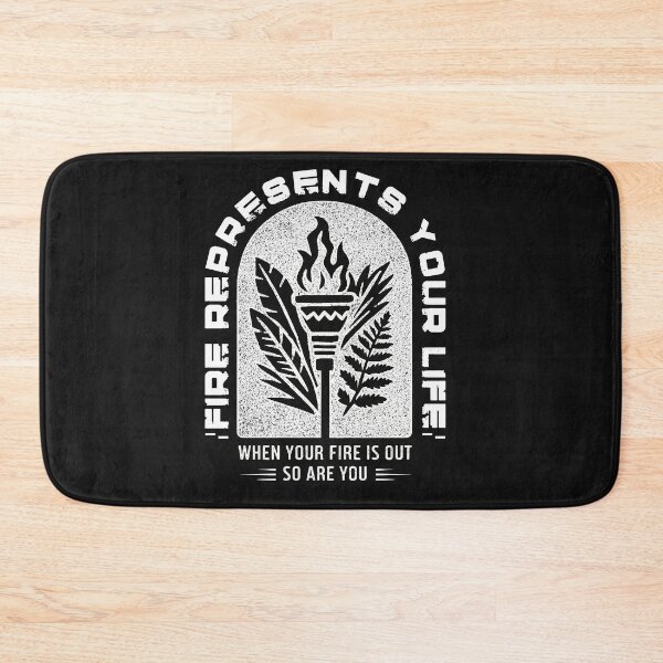 Item preview, Fire Represents Your Life Quote designed and sold by graphic-genie.