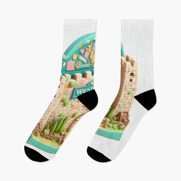 Item preview, Jerusalem Western Wall Heritage – Cute 3D Landmark Label  designed and sold by PaintMeWorld.
