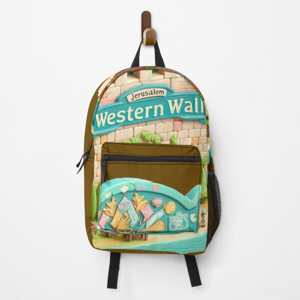 Item preview, Jerusalem Western Wall Heritage – Cute 3D Landmark Label designed and sold by PaintMeWorld.