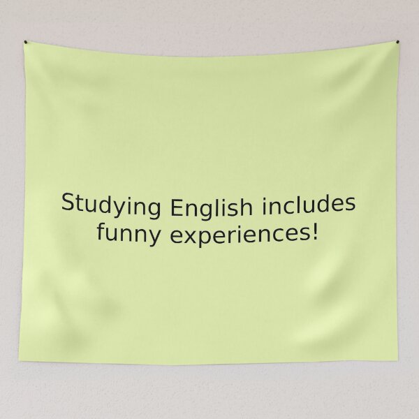 Item preview, Studying English includes funny experiences! designed and sold by English Learning.