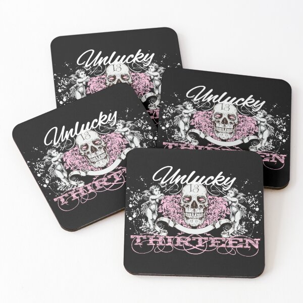 Item preview, Unlucky 13 - Cyber Goth Skull & Pink Cherub Aesthetic designed and sold by snapifyprints.