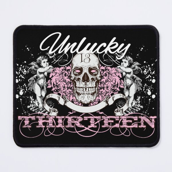 Item preview, Unlucky 13 - Cyber Goth Skull & Pink Cherub Aesthetic designed and sold by snapifyprints.