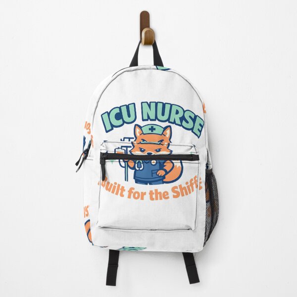 Item preview, ICU Nurse Built for the Shift – Cute Fox Intensive Care Nurse Design designed and sold by ClinicalHubs.