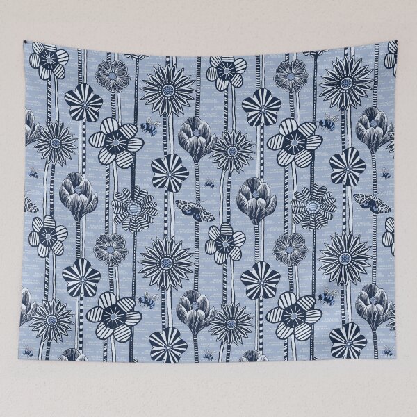 Item preview, RADICALIZED BY BASIC DECENCY with flowers and bees designed and sold by LisetteBaron.