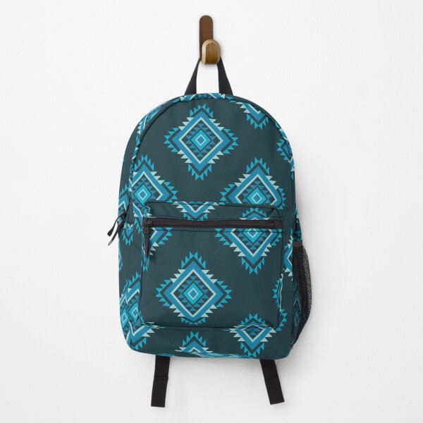 Item preview, Turquoise Geometric Diamond Seamless Pattern designed and sold by PowerAntShop.