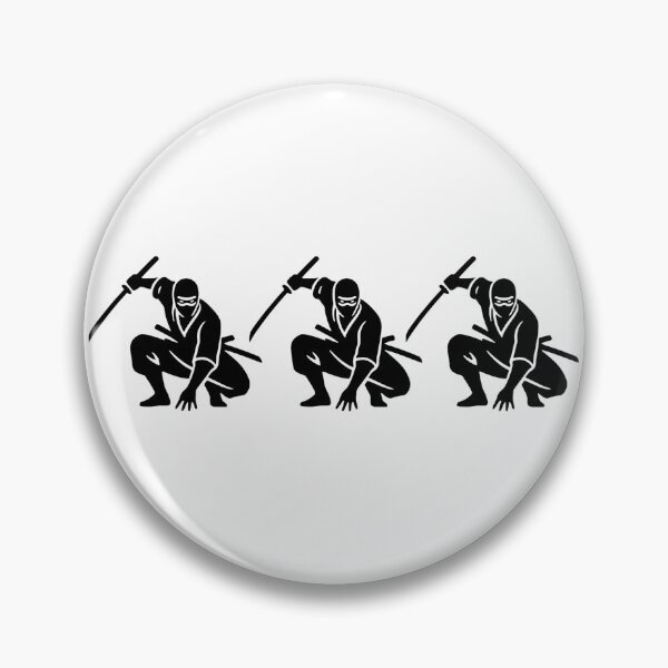 Item preview, Simple Japanese Logo - Three Ninja Silhouettes designed and sold by Studio-MiMi.