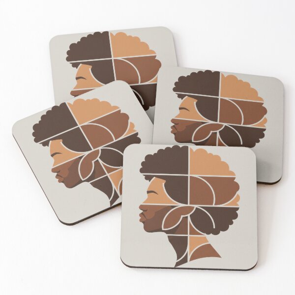 Item preview, Abstract Silhouette Portrait of a Black Man, Geometric Multi-tone Profile Art, Modern Cultural Identity Vector Illustration designed and sold by seven things shop.