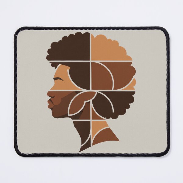Item preview, Abstract Silhouette Portrait of a Black Man, Geometric Multi-tone Profile Art, Modern Cultural Identity Vector Illustration designed and sold by seven things shop.