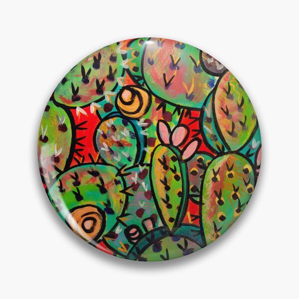 Item preview, Complementary Prickly Pears Red and Green designed and sold by Mad World Art Ltd. Co..