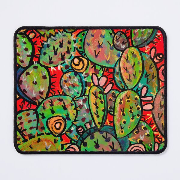 Item preview, Complementary Prickly Pears Red and Green designed and sold by Mad World Art Ltd. Co..