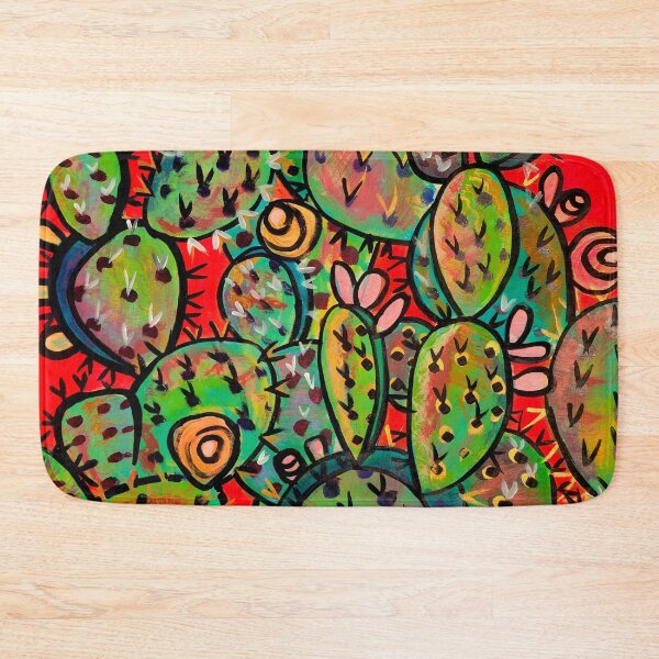 Item preview, Complementary Prickly Pears Red and Green designed and sold by Mad World Art Ltd. Co..
