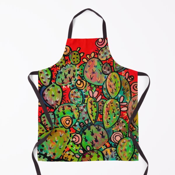 Item preview, Complementary Prickly Pears Red and Green designed and sold by Mad World Art Ltd. Co..