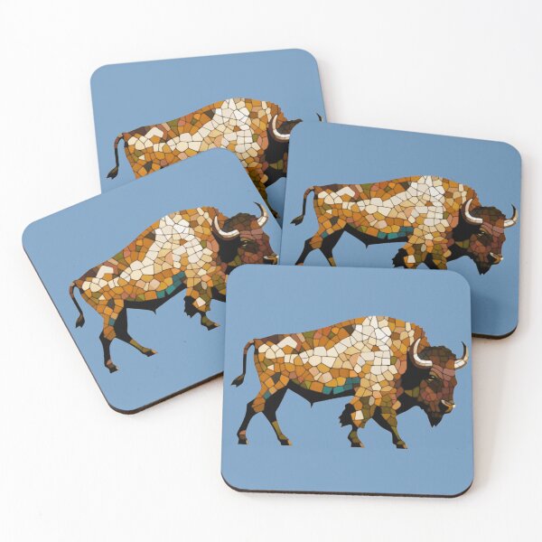 Item preview, Bison Mosaic designed and sold by designmari.