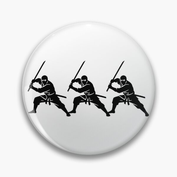 Item preview, Simple Japanese Logo - Three Ninja Silhouettes designed and sold by Studio-MiMi.