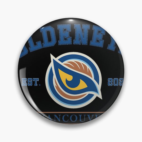 Item preview, Vancouver Goldeneyes Pwhl Vintage Varsity Hockey Logo designed and sold by King Of Skies.