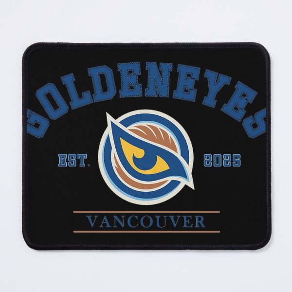 Item preview, Vancouver Goldeneyes Pwhl Vintage Varsity Hockey Logo designed and sold by King Of Skies.
