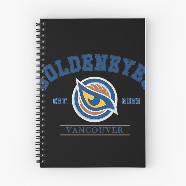 Item preview, Vancouver Goldeneyes Pwhl Vintage Varsity Hockey Logo designed and sold by King Of Skies.