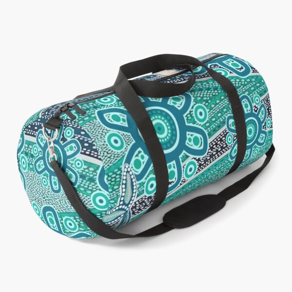 Item preview, Aboriginal Dot Painting Whale Dot Blue Green designed and sold by AboriginalartVI.