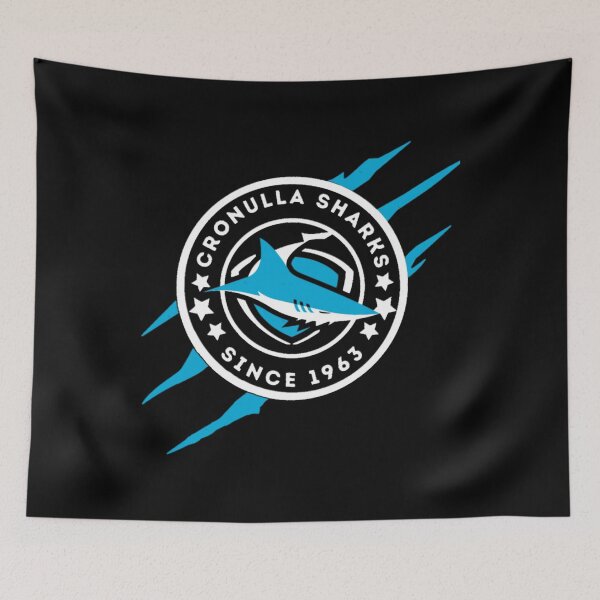Item preview, Cronulla Sharks Since 1963 Badge Logo designed and sold by Md Sajib Rahman  Antor.