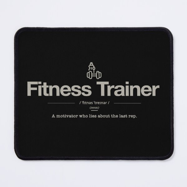 Item preview, Fitness Trainer Dictionary Definition – Funny Gym Coach Tee designed and sold by PixelGrafiks.