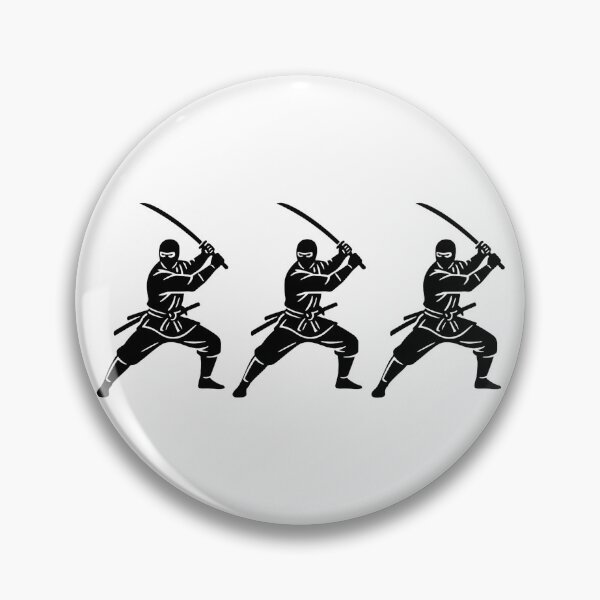 Item preview, Simple Japanese Logo - Three Ninja Silhouettes designed and sold by Studio-MiMi.