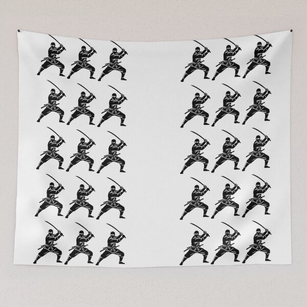 Item preview, Simple Japanese Logo - Three Ninja Silhouettes designed and sold by Studio-MiMi.