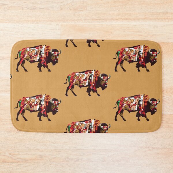 Item preview, Bison Mosaic designed and sold by designmari.