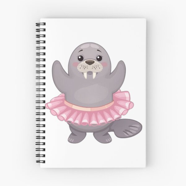 Item preview, Cute Manatee in Pink Tutu Ballet Pose designed and sold by burbankdesigns.