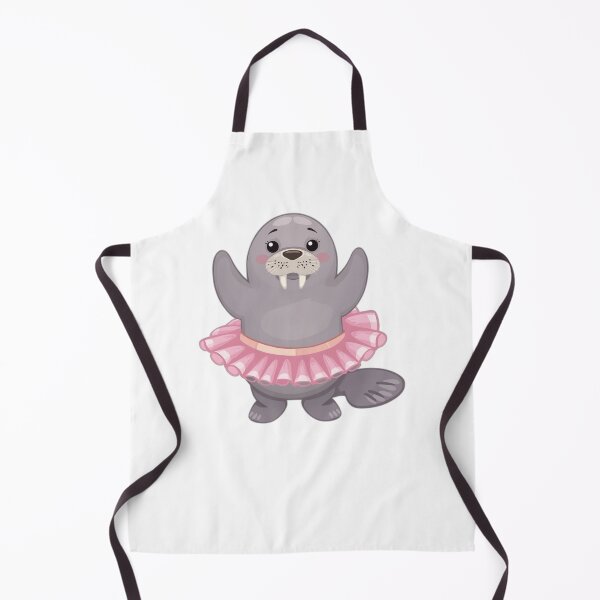 Item preview, Cute Manatee in Pink Tutu Ballet Pose designed and sold by burbankdesigns.