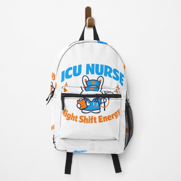 Item preview, ICU Nurse Night Shift Energy – Cute Rabbit Intensive Care Nurse Design designed and sold by ClinicalHubs.