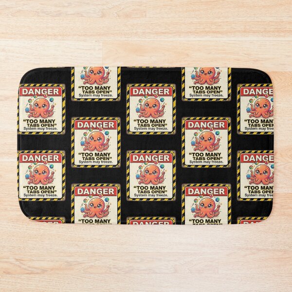 Item preview, Danger Too Many Tabs Octopus designed and sold by Visual Dept..