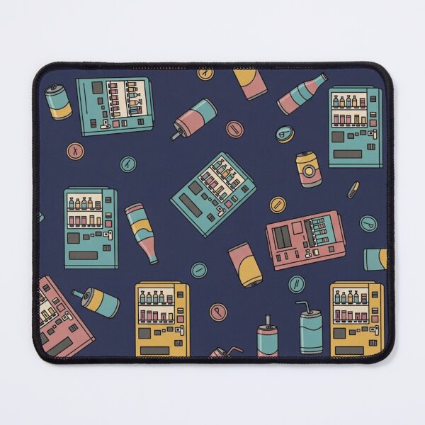 Item preview, Retro Japanese Vending Machine Pattern – City Pop Aesthetic designed and sold by itsTinaColman.